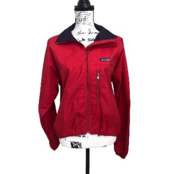 Patagonia Jackets & Blazers - Patagonia Women's Rain Jacket Windbreaker Lightweight Red Purple Size M